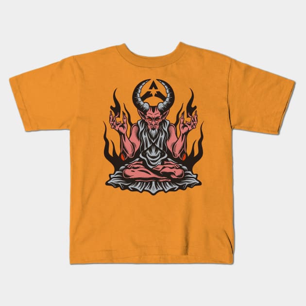 Alchemy in Metal: Stannic Spiritual Secrets Kids T-Shirt by Lucifer